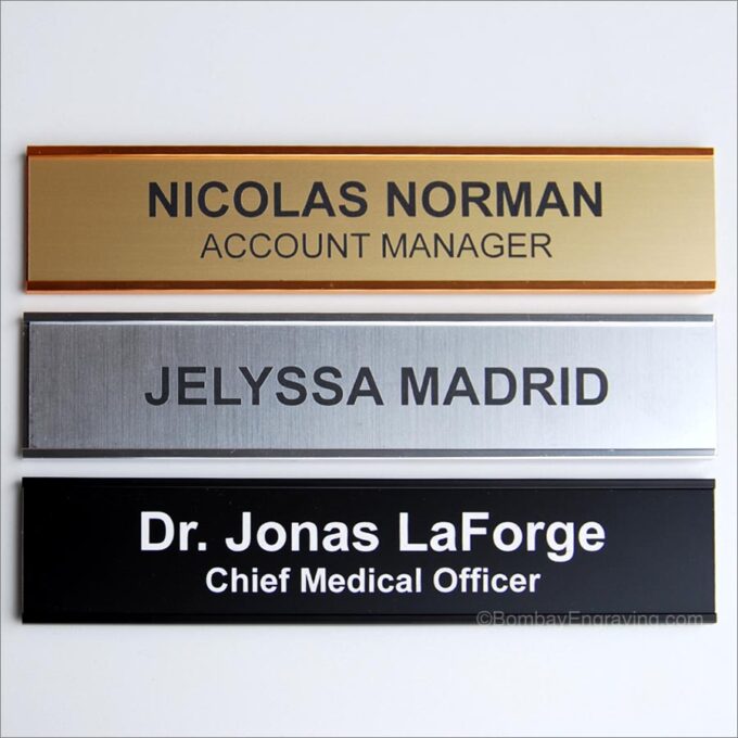 office door sign with frames