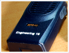 two way radio engraving