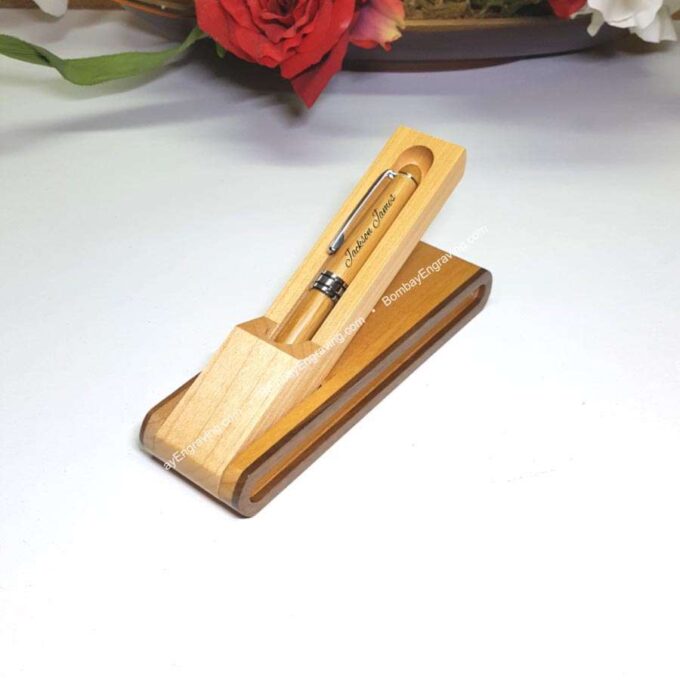 Wooden pen with box