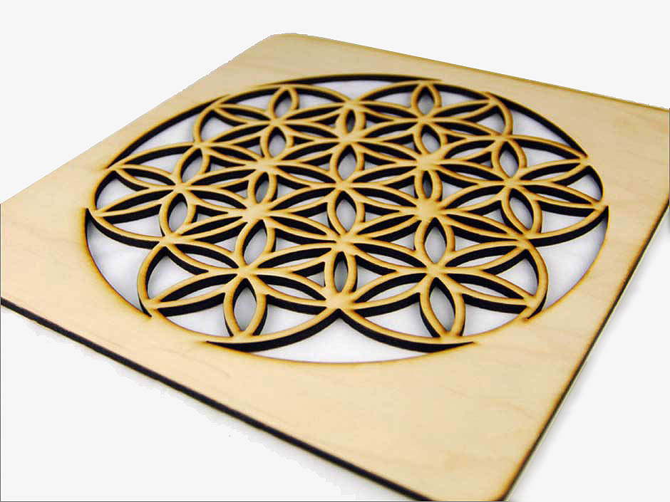 Laser cut wood jali